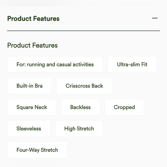 Halara SoftlyZero™ Airy Square Neck Backless Crisscross Cropped Yoga Tank Top M - Picture 12 of 15